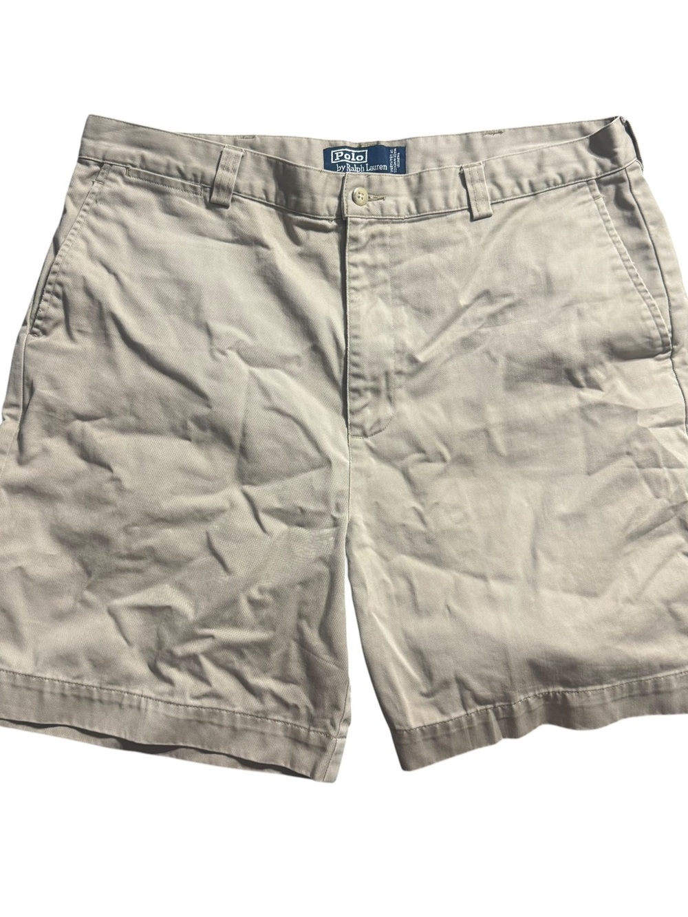 Polo Ralph Lauren Shorts Men’s 38 Philip Classic Chino Flat Front Casual Shorts